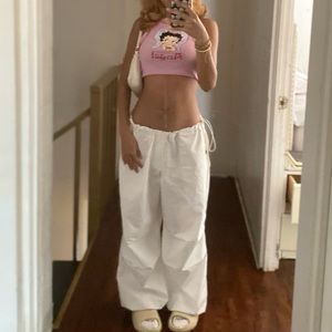 White Parachute Pants - L.A. Hearts by Pacsun